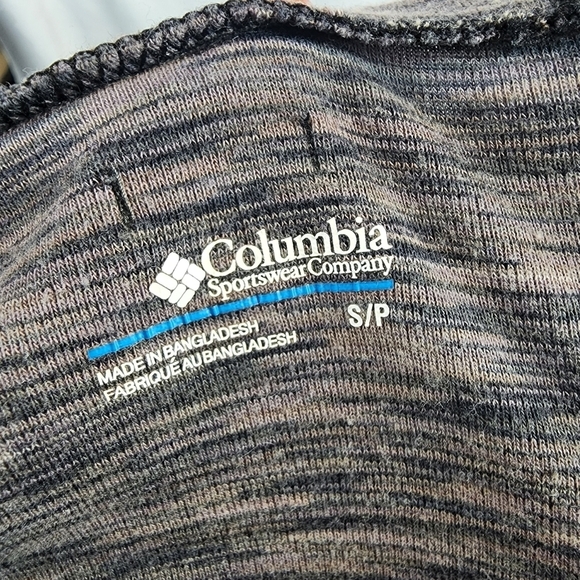 Columbia heathered taupe stretch short sleeve dress. Size small - Picture 3 of 16